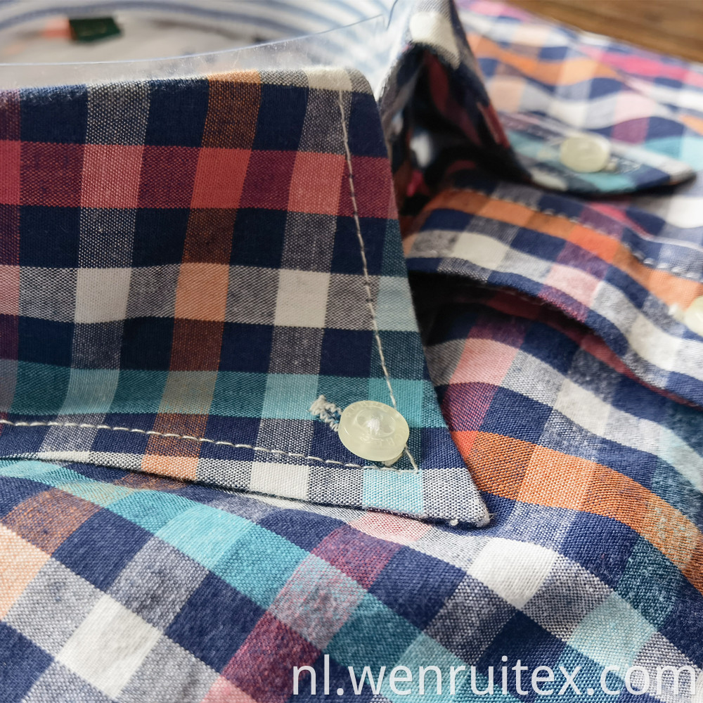 Plaid Lapel Shirts